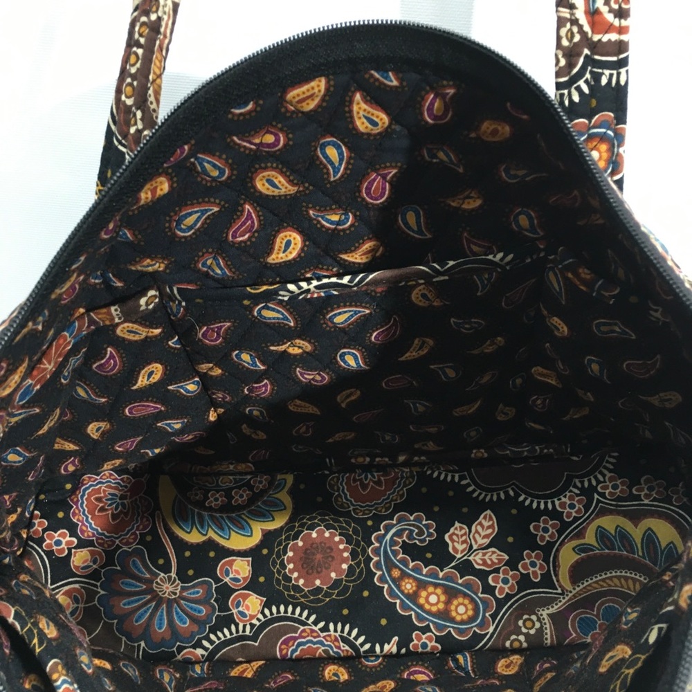 Vera Bradley Tote Maddie Kensington Brown - Picture 10 of 16